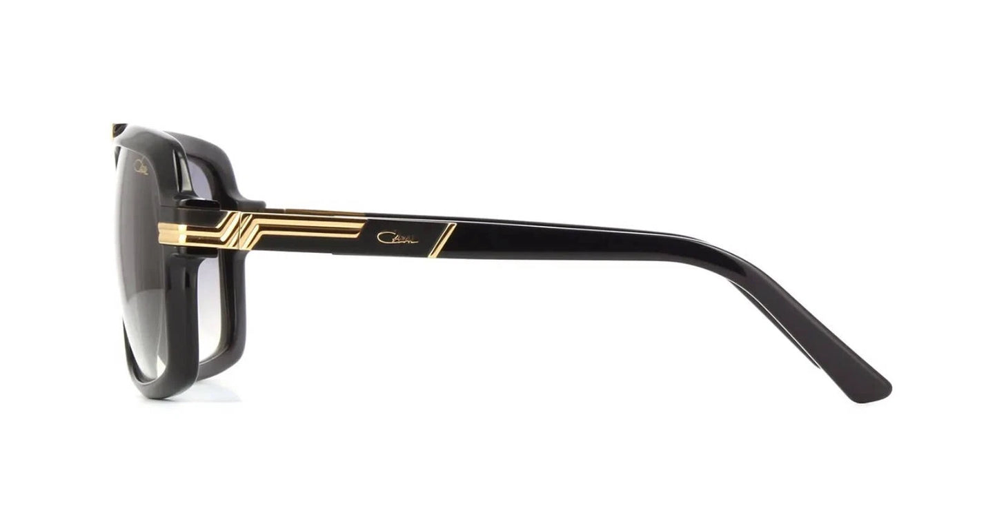 CAZAL 8042 Black Gold/Grey Shaded (001) Sunglasses
