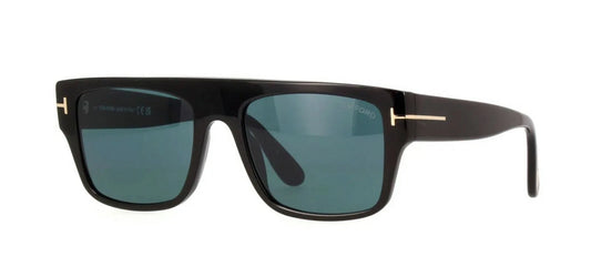 Tom Ford DUNNING-02 FT 0907 Shiny Black/Blue (01V) Sunglasses
