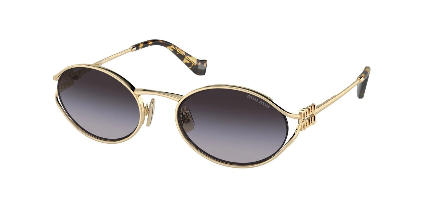 Miu Miu SMU 52YS Pale Gold/Grey Shaded (ZVN-5D1) Sunglasses
