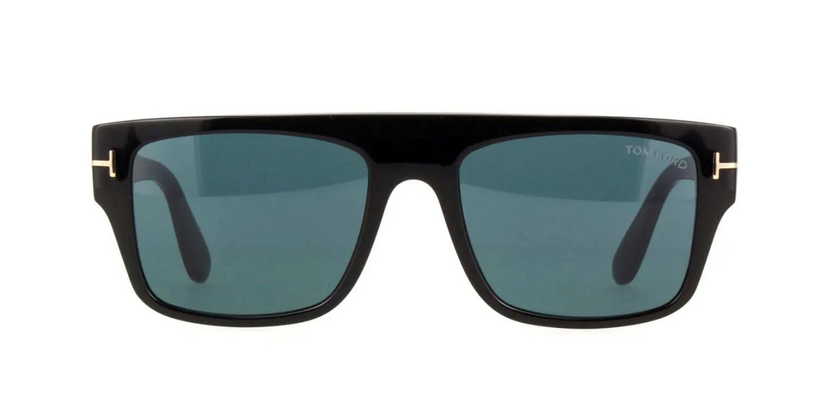 Tom Ford DUNNING-02 FT 0907 Shiny Black/Blue (01V) Sunglasses