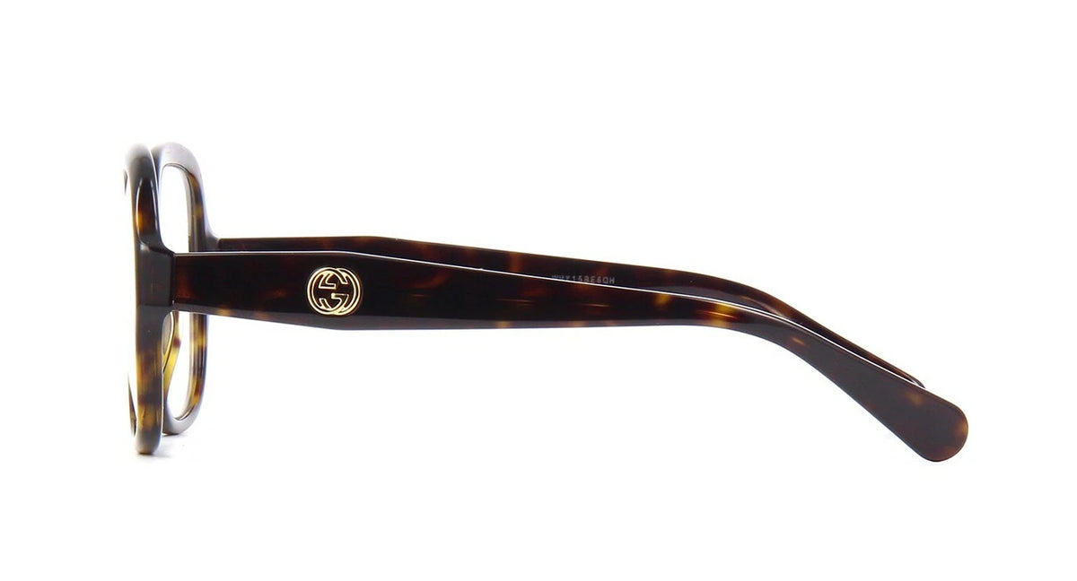 Gucci GG0799O Dark Havana (002) Eyeglasses