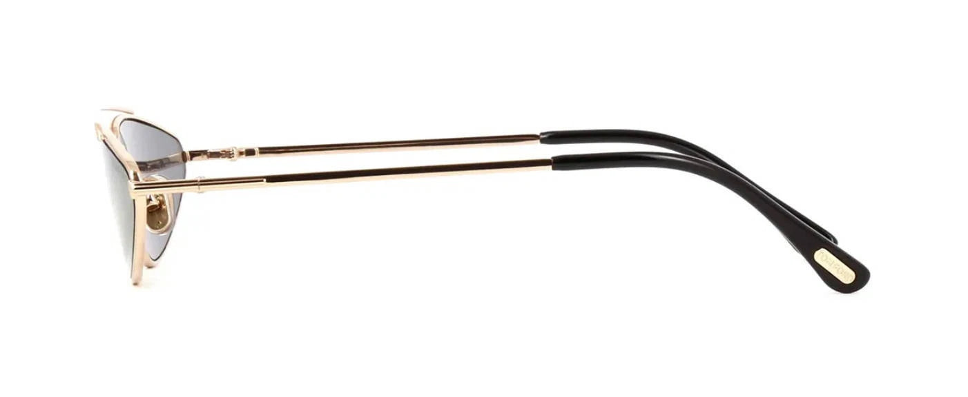 Tom Ford CAM FT 0979 Shiny Rose Gold/Grey (28A) Sunglasses