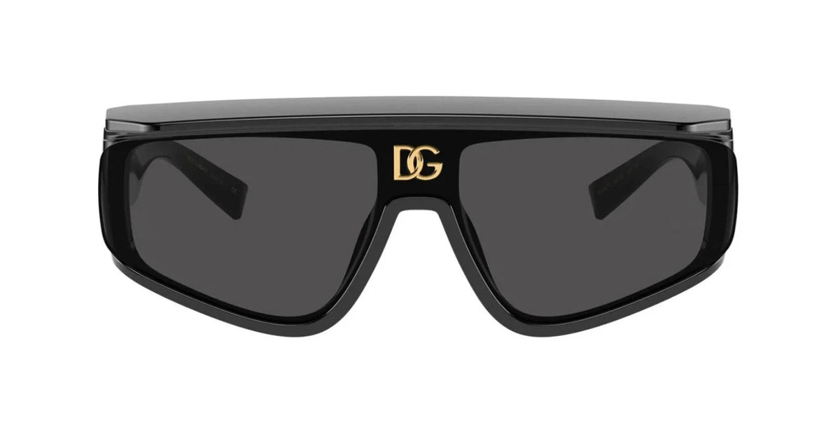Dolce & Gabbana DG 6177 Shiny Black/Grey (501/87) Sunglasses