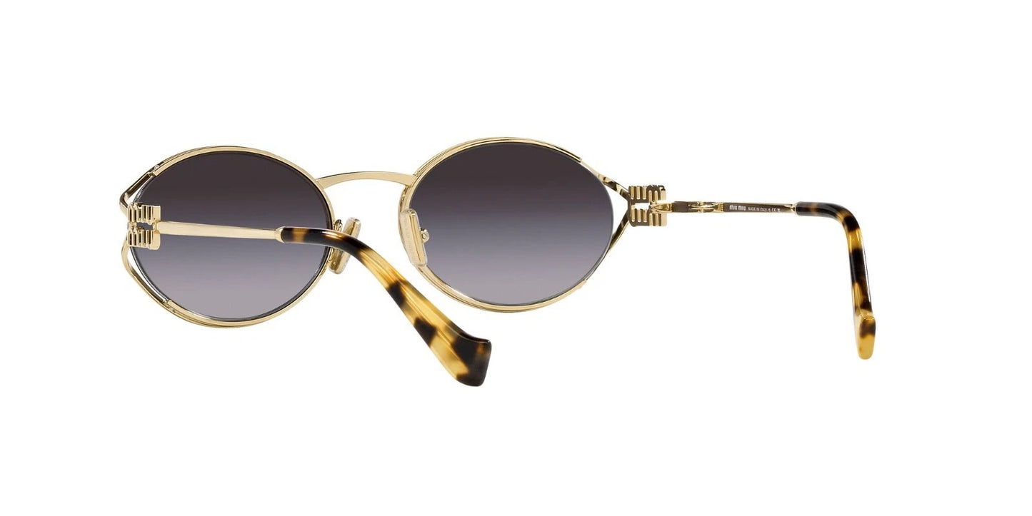 Miu Miu SMU 52YS Pale Gold/Grey Shaded (ZVN-5D1) Sunglasses