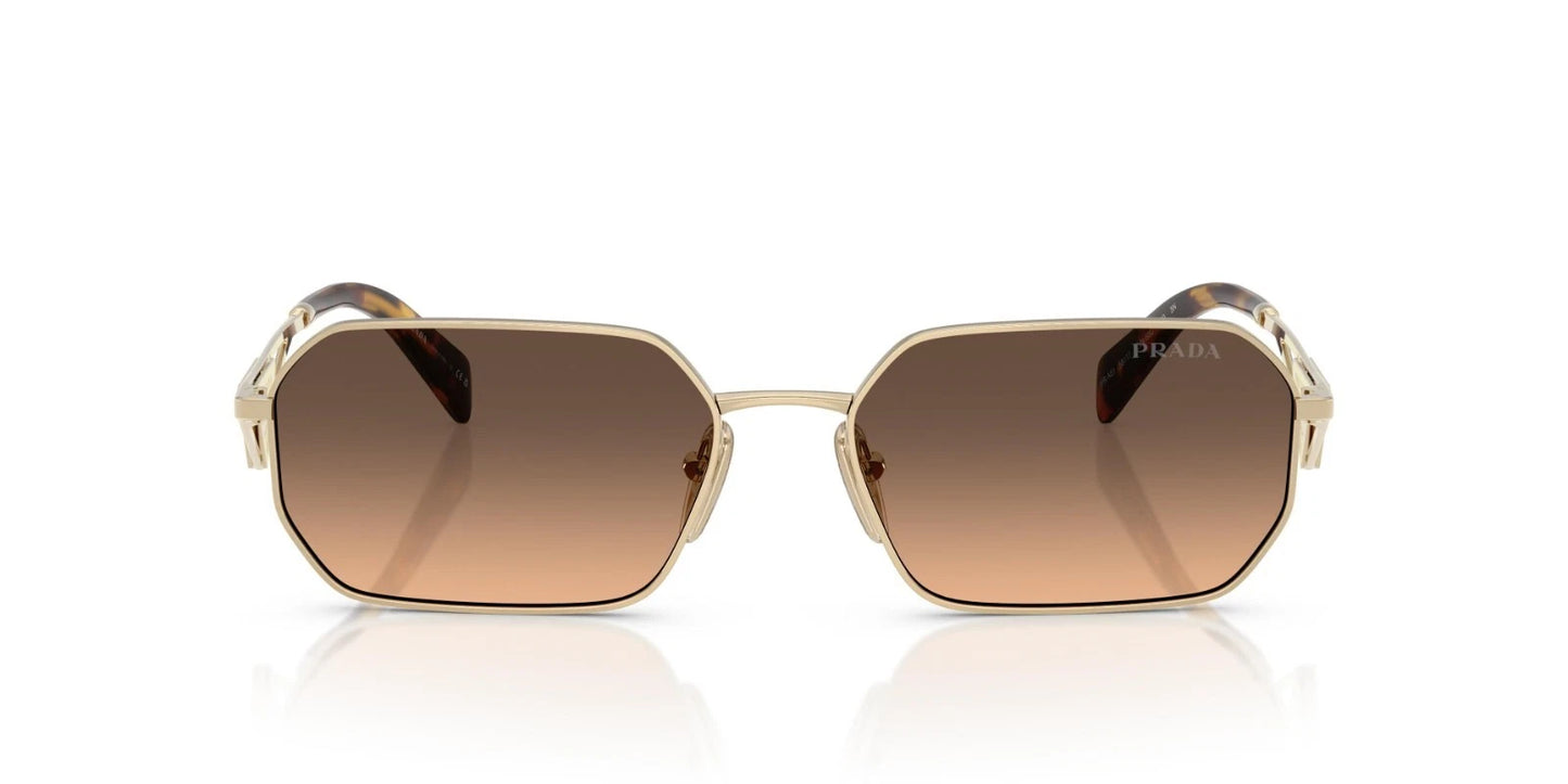 Prada PR A51S Pale Gold/Brown Gradient (ZVN50C) Sunglasses
