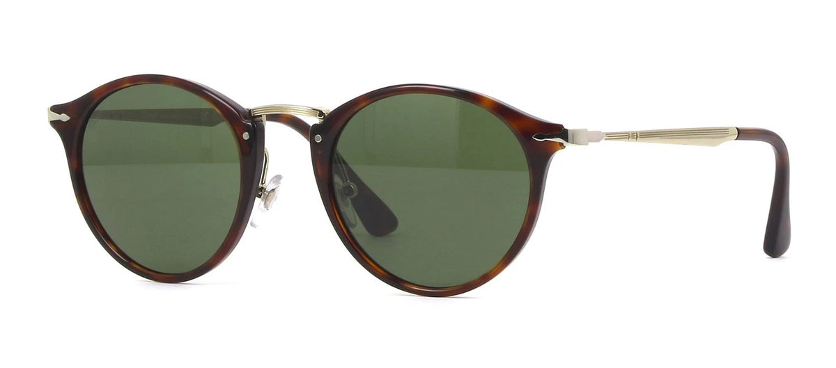 Persol PO 3166S Havana/Crystal Green (24/31) Sunglasses
