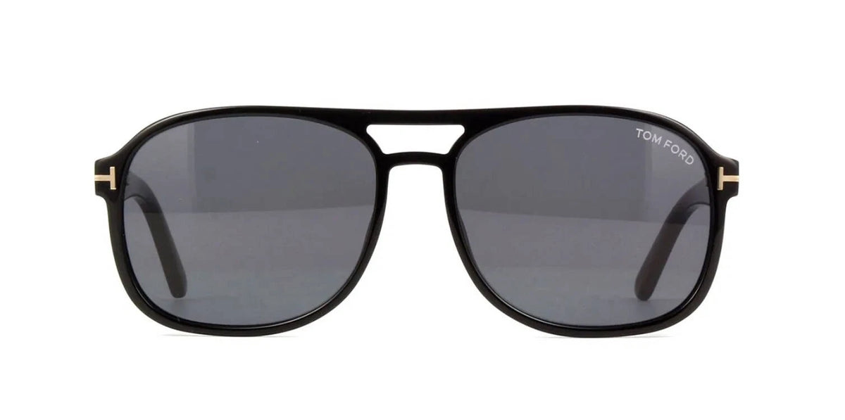 Tom Ford ROSCO FT 1022 Shiny Black/Grey (01A) Sunglasses