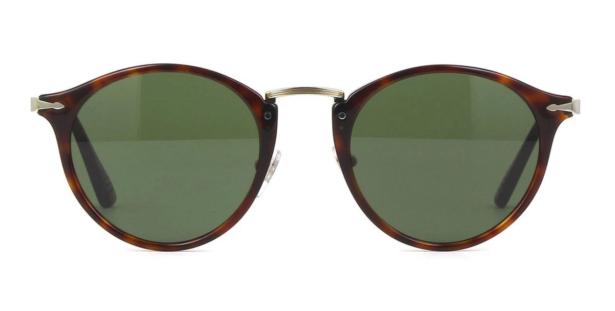 Persol PO 3166S Havana/Crystal Green (24/31) Sunglasses
