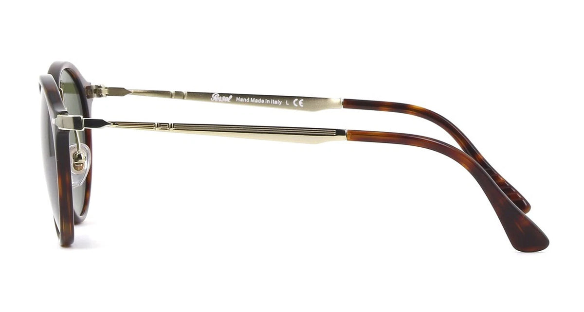 Persol PO 3166S Havana/Crystal Green (24/31) Sunglasses