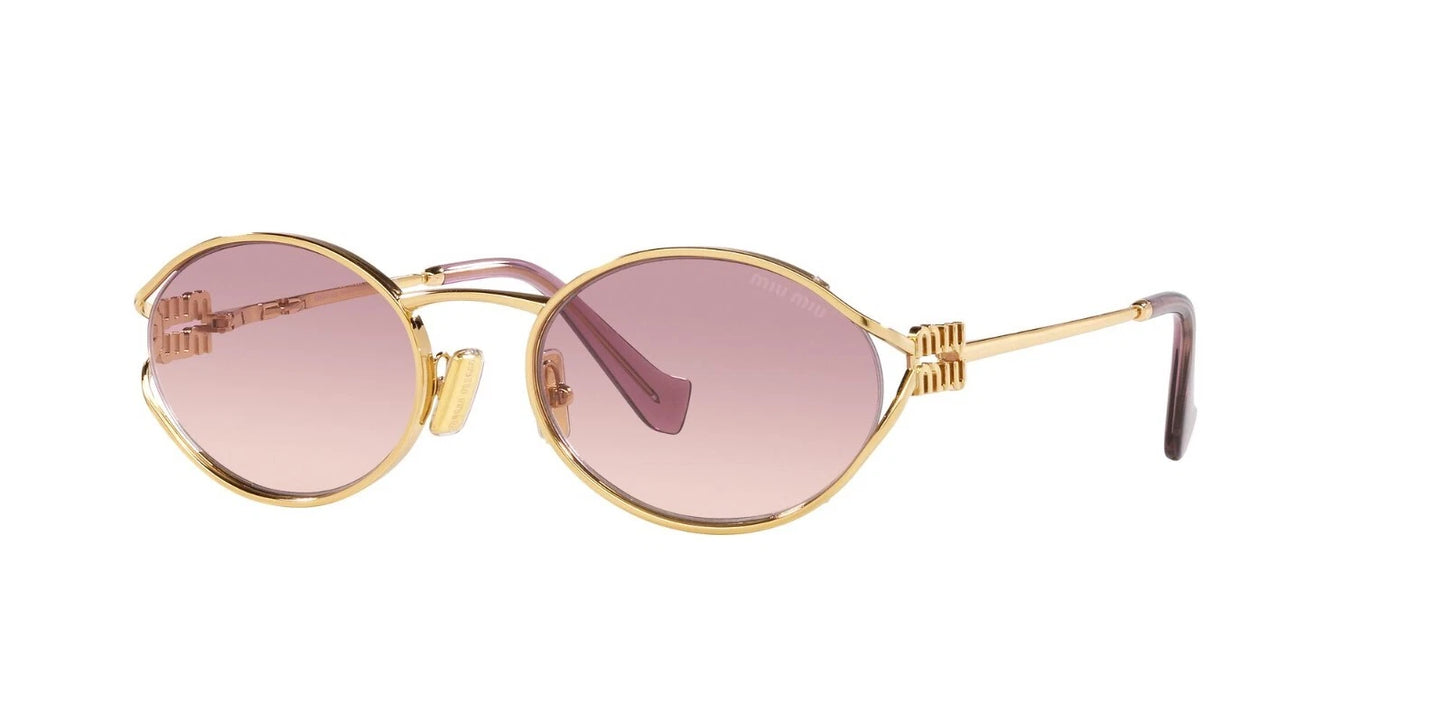 Miu Miu SMU 52YS Gold/Pink Shaded (5AK-06S) Sunglasses