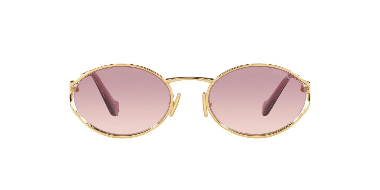 Miu Miu SMU 52YS Gold/Pink Shaded (5AK-06S) Sunglasses