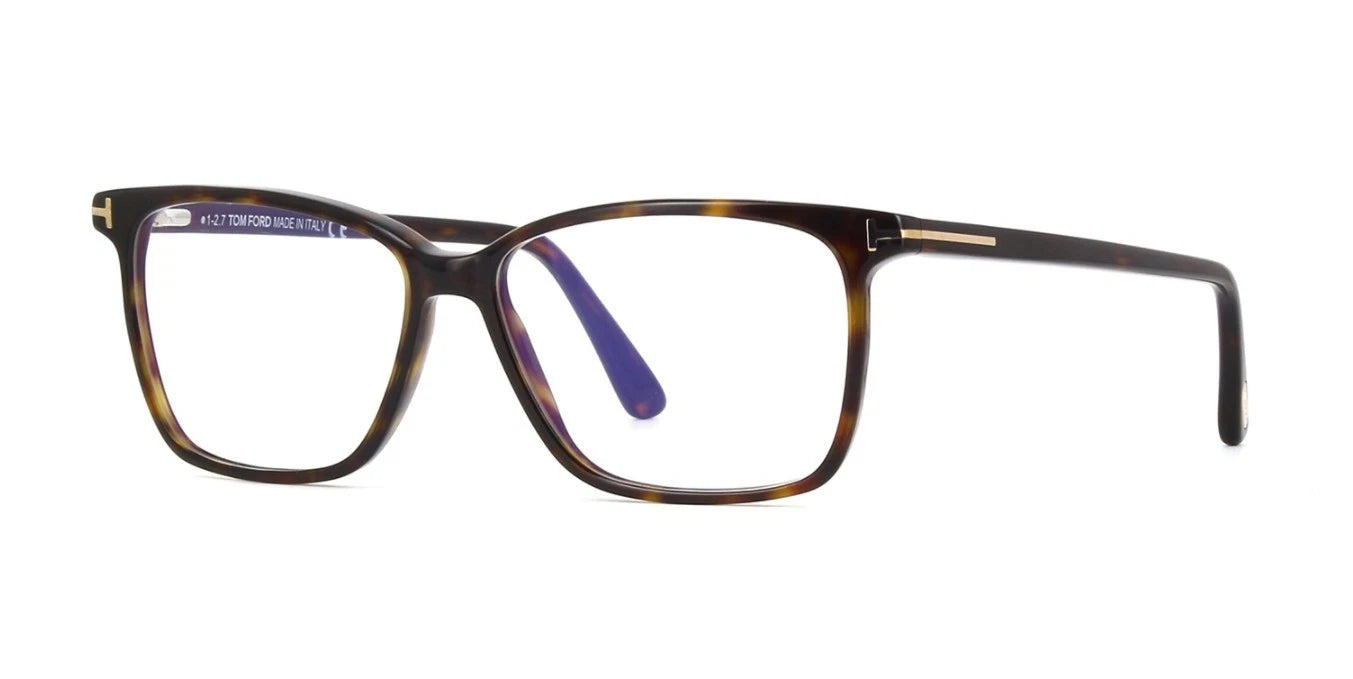 Tom Ford FT 5478-B BLUE BLOCK Dark Havana (052) Eyeglasses