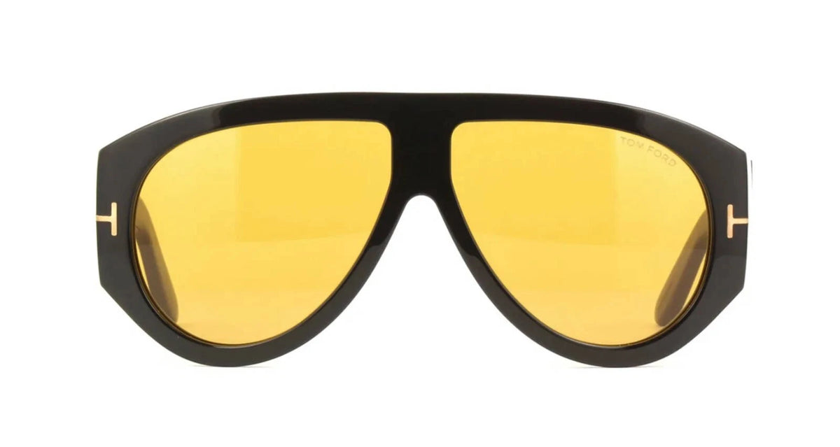 Tom Ford BRONSON FT 1044 Shiny Black/Brown (01E) Sunglasses