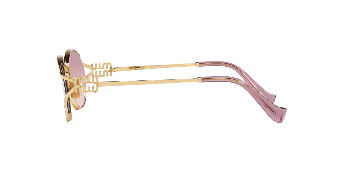 Miu Miu SMU 52YS Gold/Pink Shaded (5AK-06S) Sunglasses