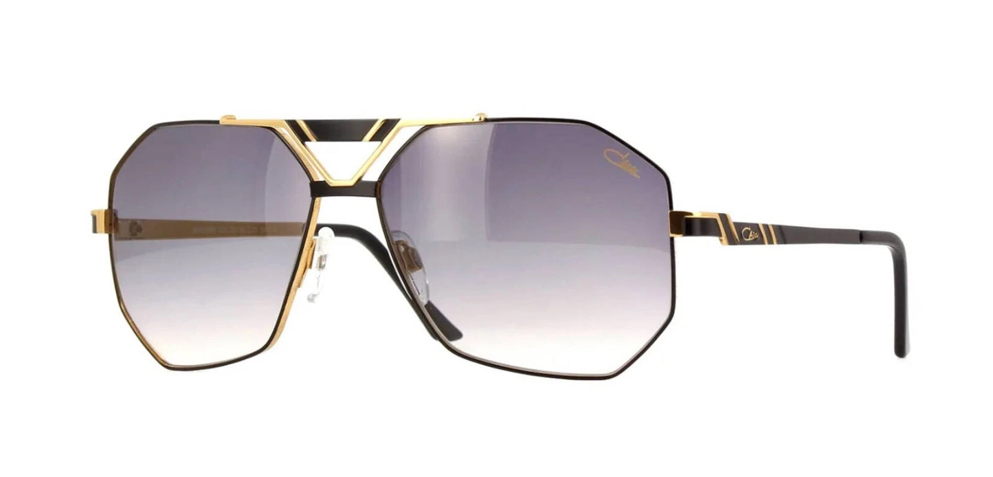 CAZAL 9058 Black Gold/Grey Shaded (001) Sunglasses