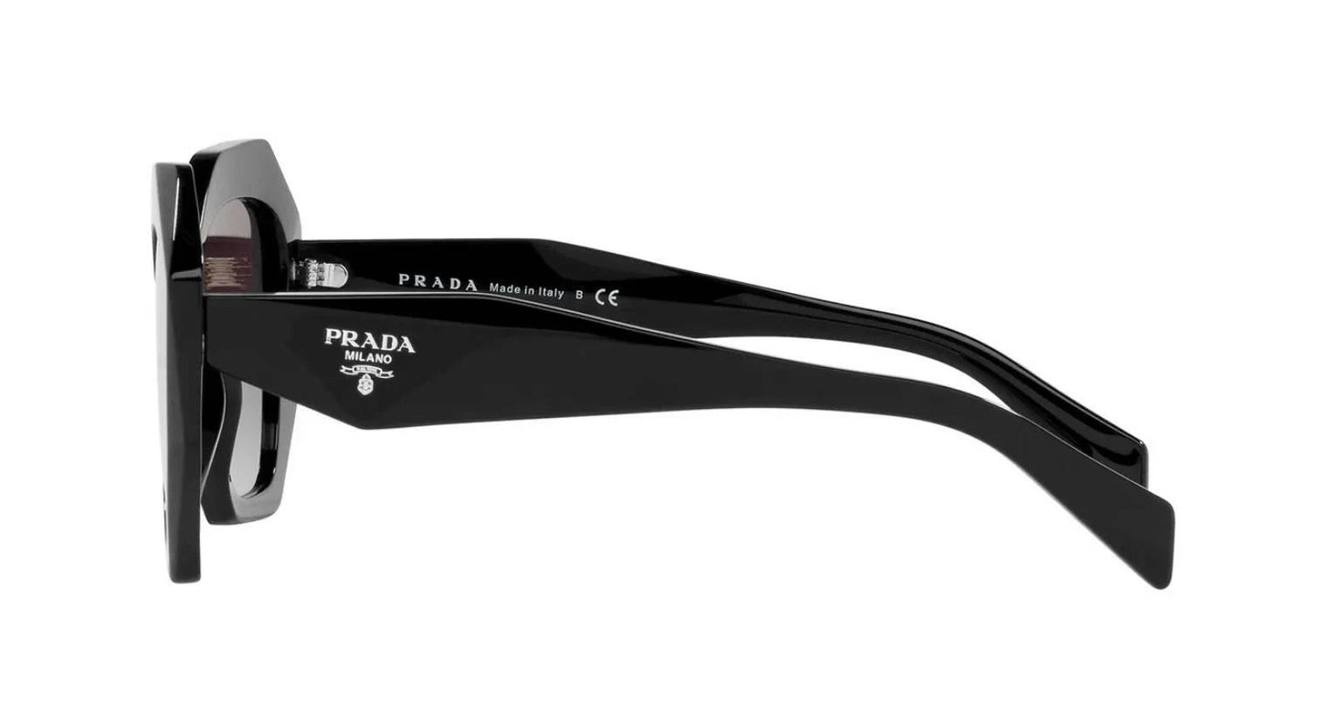 PRADA PR 16WS Black/Grey Shaded (1AB-5D1) Sunglasses