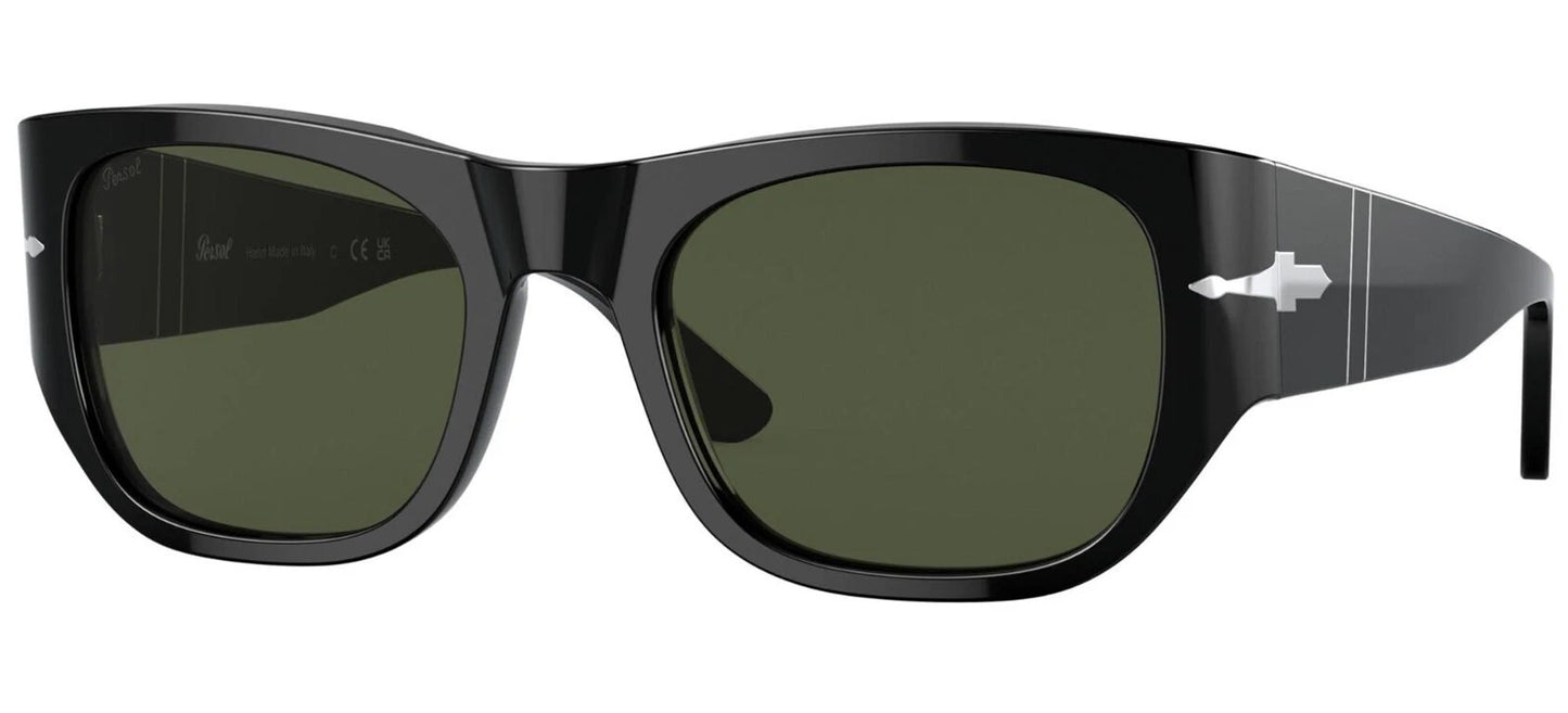 Persol PO 3308S Black/Green (95/31) Sunglasses