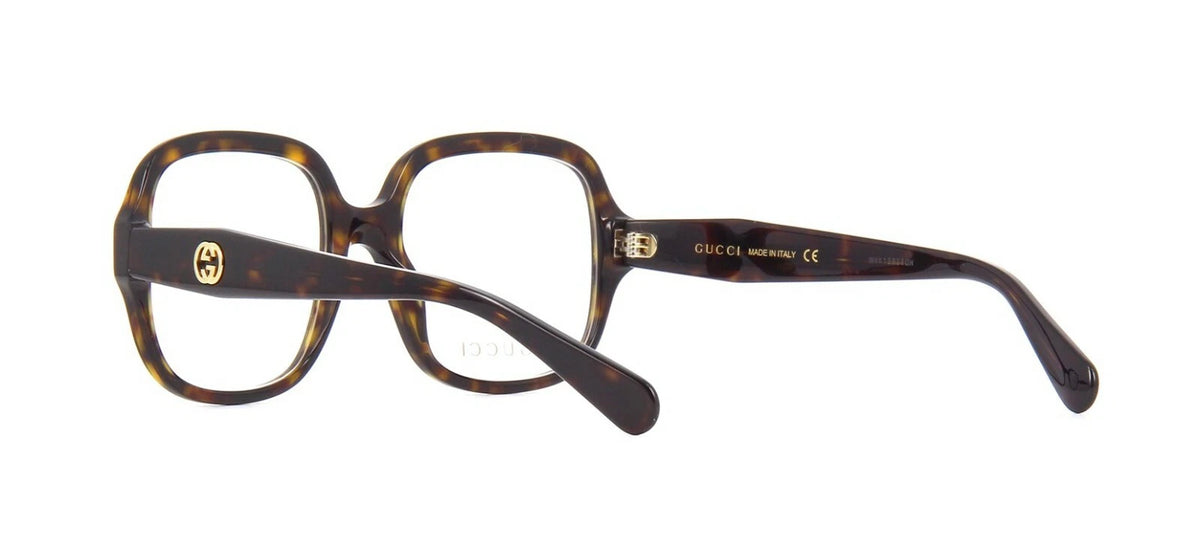 Gucci GG0799O Dark Havana (002) Eyeglasses