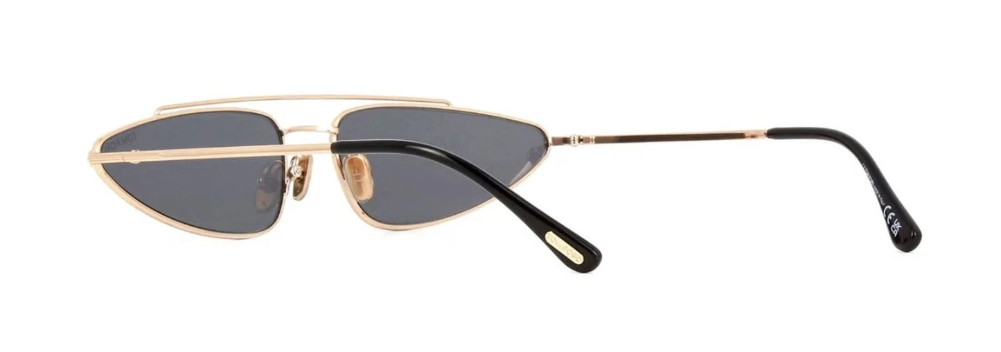 Tom Ford CAM FT 0979 Shiny Rose Gold/Grey (28A) Sunglasses