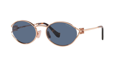Miu Miu SMU 52YS Rose Gold/Dark Blue (ZVF-1V1) Sunglasses