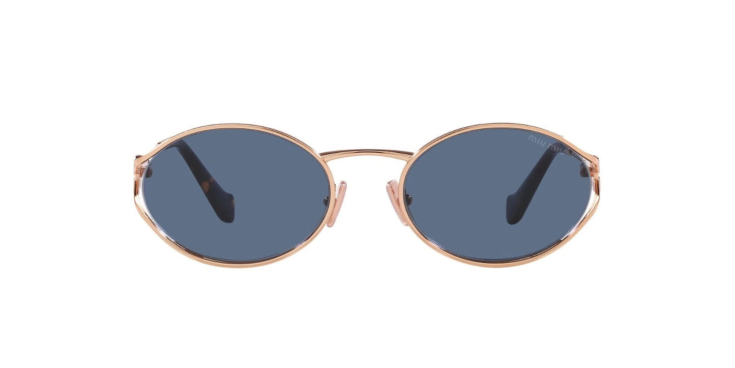 Miu Miu SMU 52YS Rose Gold/Dark Blue (ZVF-1V1) Sunglasses
