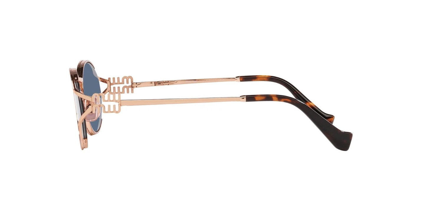 Miu Miu SMU 52YS Rose Gold/Dark Blue (ZVF-1V1) Sunglasses
