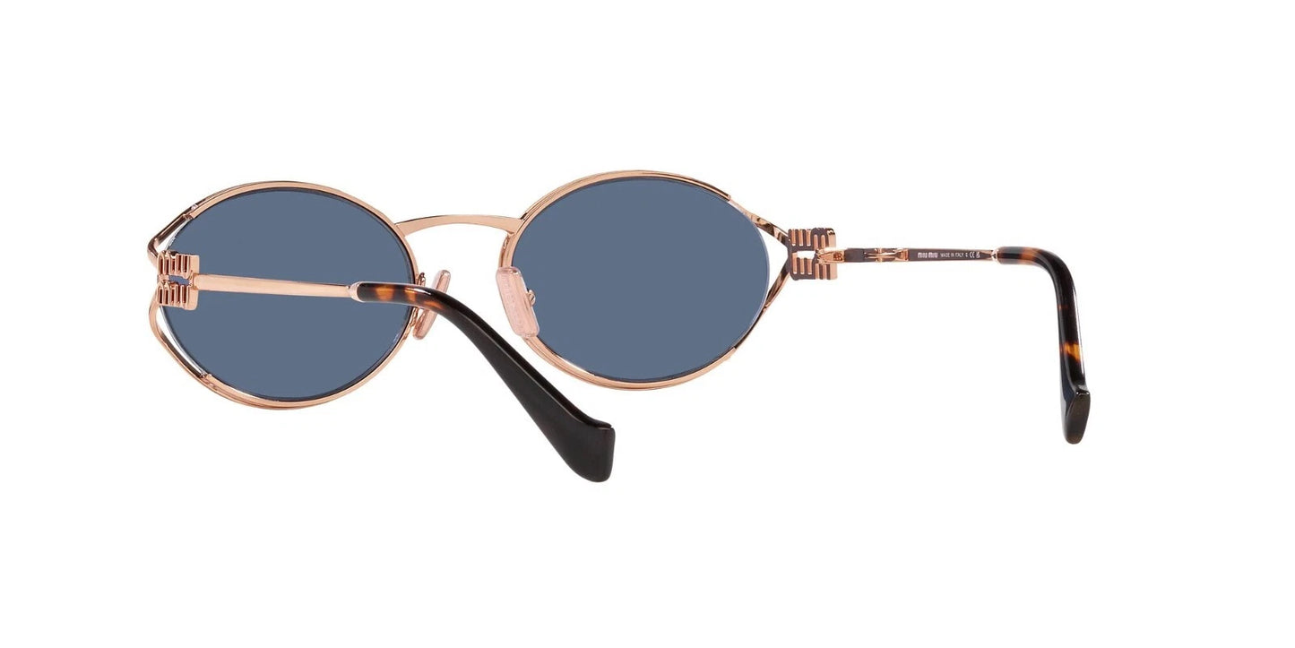 Miu Miu SMU 52YS Rose Gold/Dark Blue (ZVF-1V1) Sunglasses