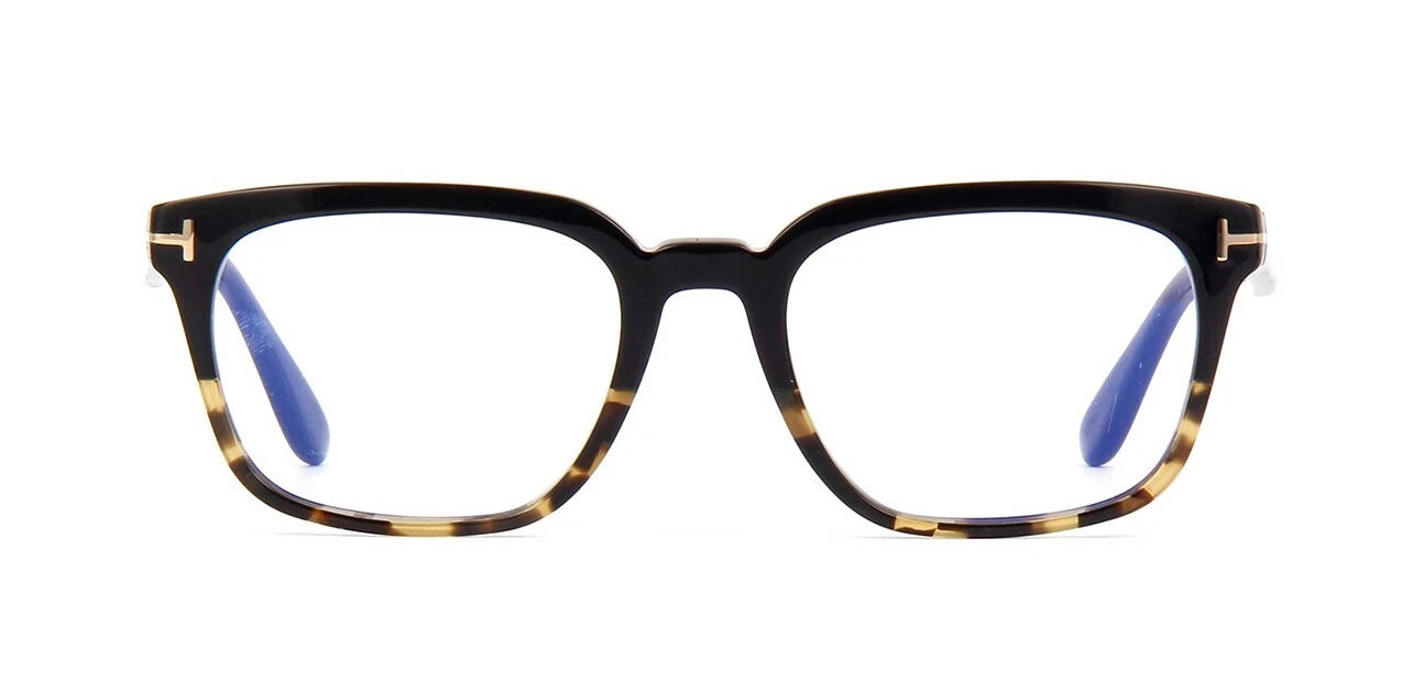 Tom Ford FT5626-B BLUE BLOCK Black Blonde Havana (005) Eyeglasses
