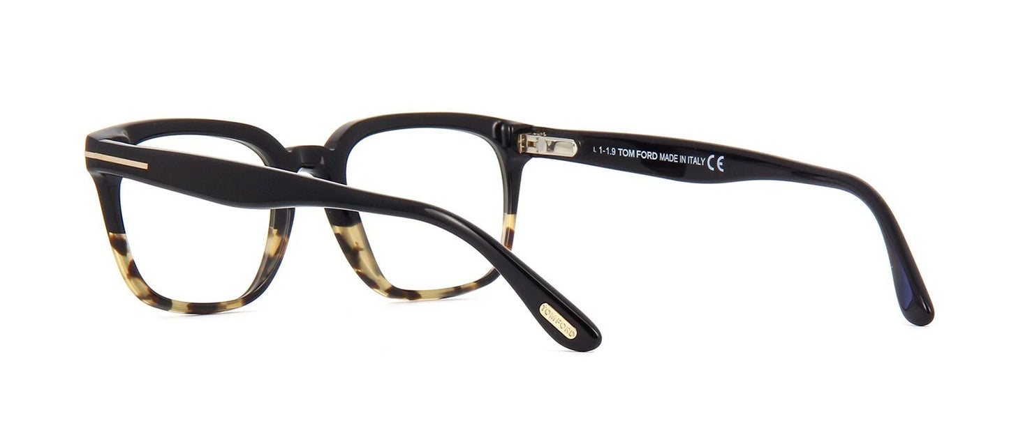 Tom Ford FT5626-B BLUE BLOCK Black Blonde Havana (005) Eyeglasses