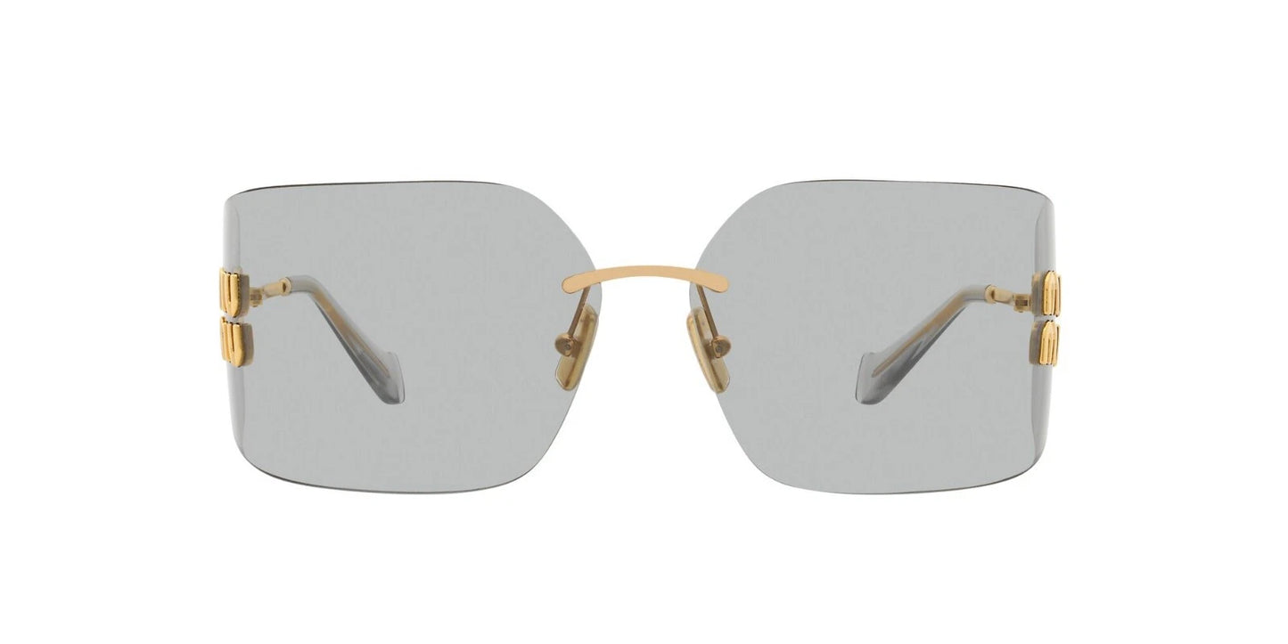 Miu Miu SMU 54YS Gold/Light Grey (5AK3/0B) Sunglasses