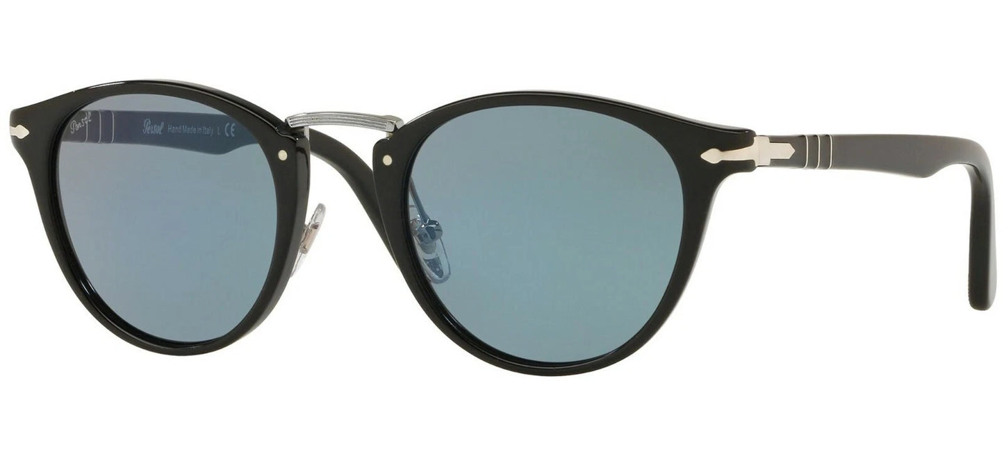Persol TYPEWRITER EDITION PO 3108S Black/Blue (95/56) Sunglasses
