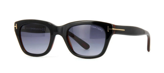 Tom Ford SNOWDON FT 0237 Black Havana/Grey Shaded (05B) 50mm Sunglasses