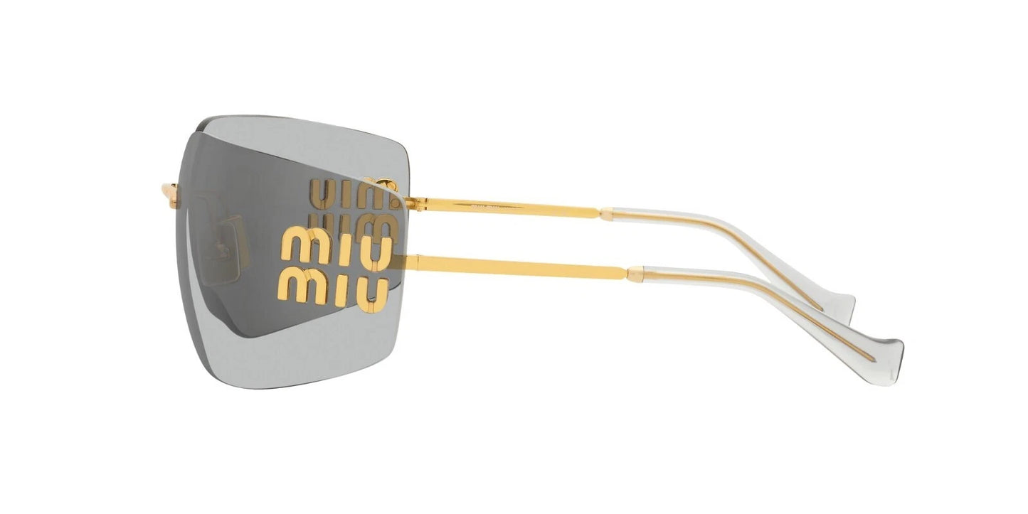 Miu Miu SMU 54YS Gold/Light Grey (5AK3/0B) Sunglasses