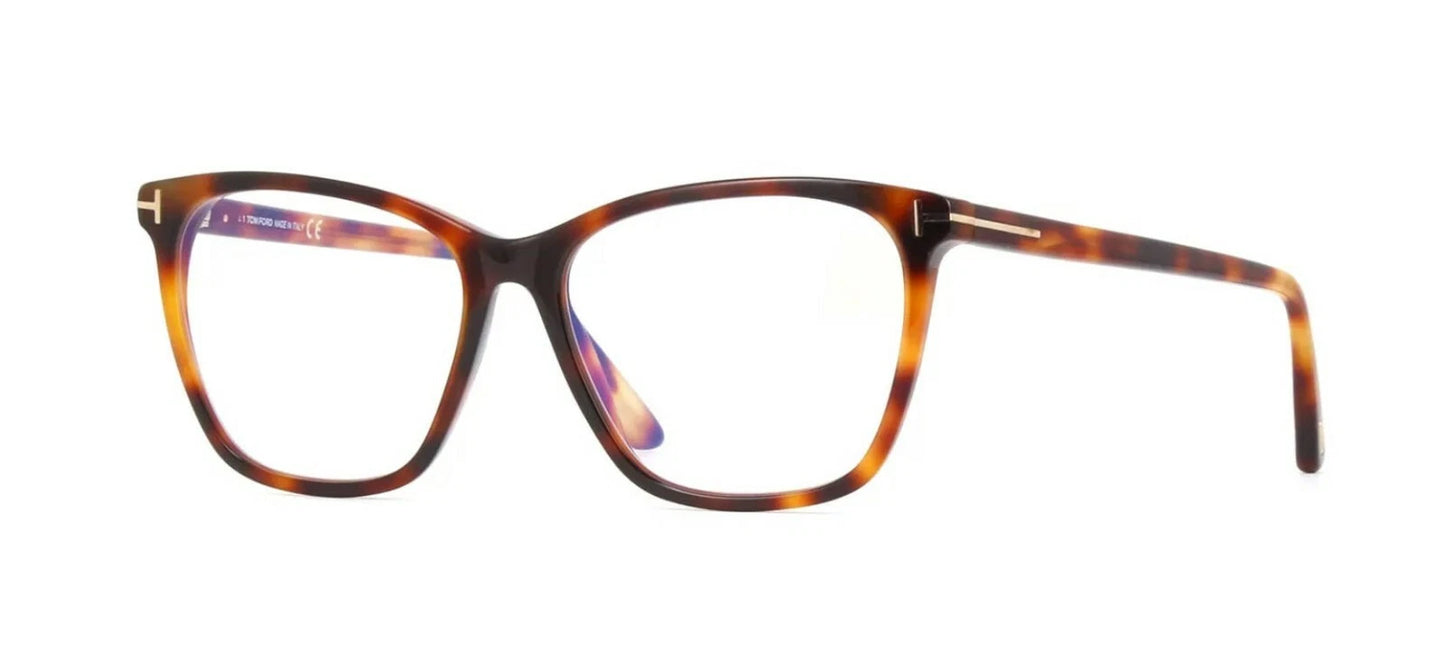 Tom Ford FT 5762-B BLUE BLOCK Blonde Havana/Blue Filter (053) Eyeglasses