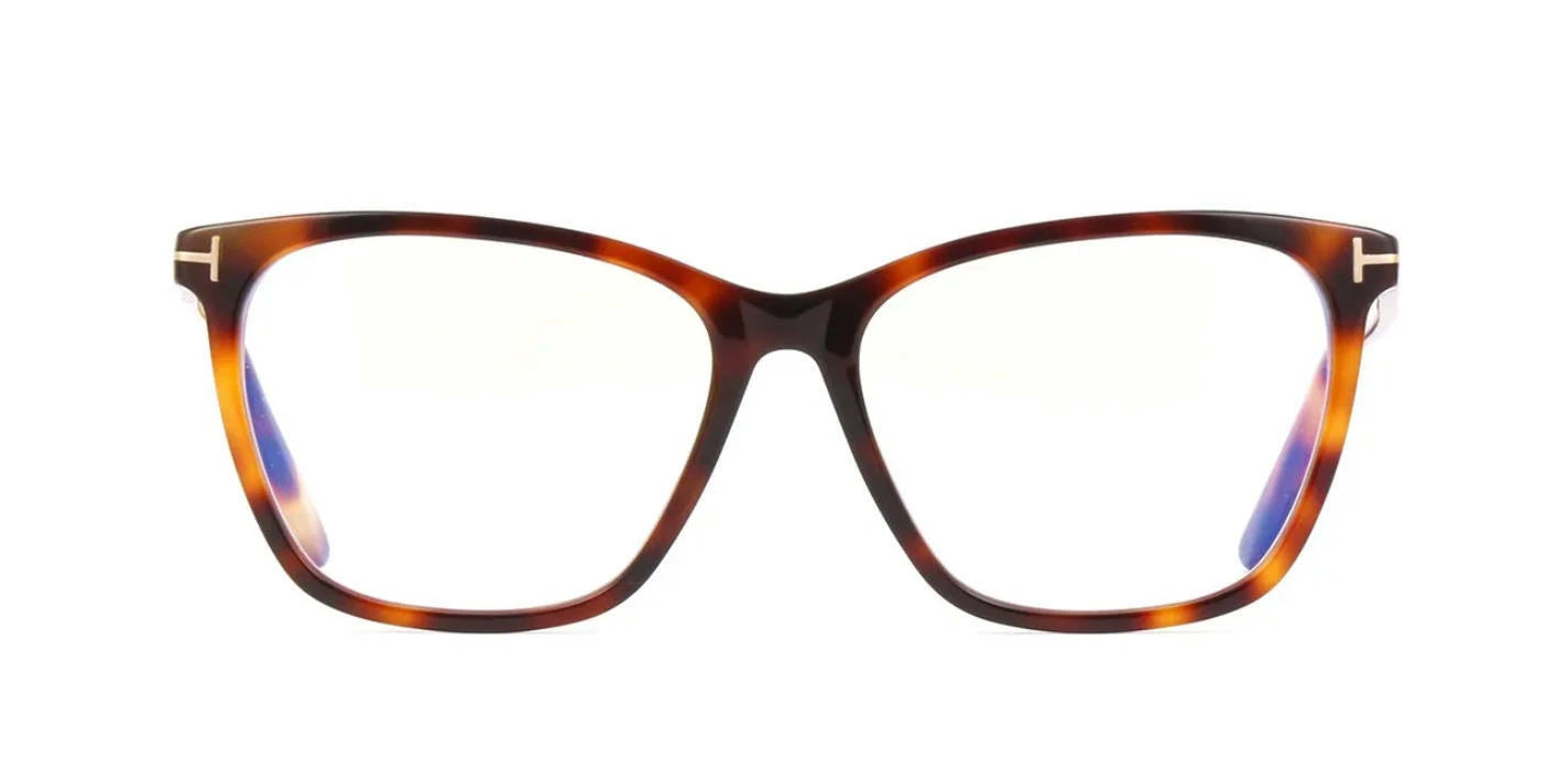 Tom Ford FT 5762-B BLUE BLOCK Blonde Havana/Blue Filter (053) Eyeglasses