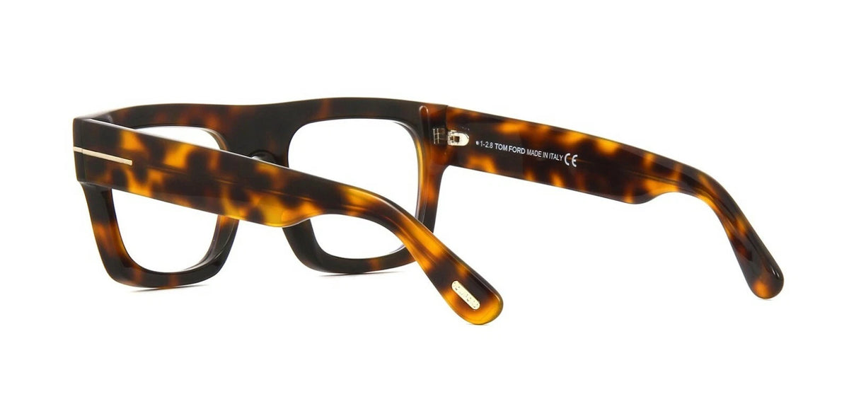 Tom Ford FAUSTO FT 5634-B BLUE BLOCK Dark Havana (056) Eyeglasses