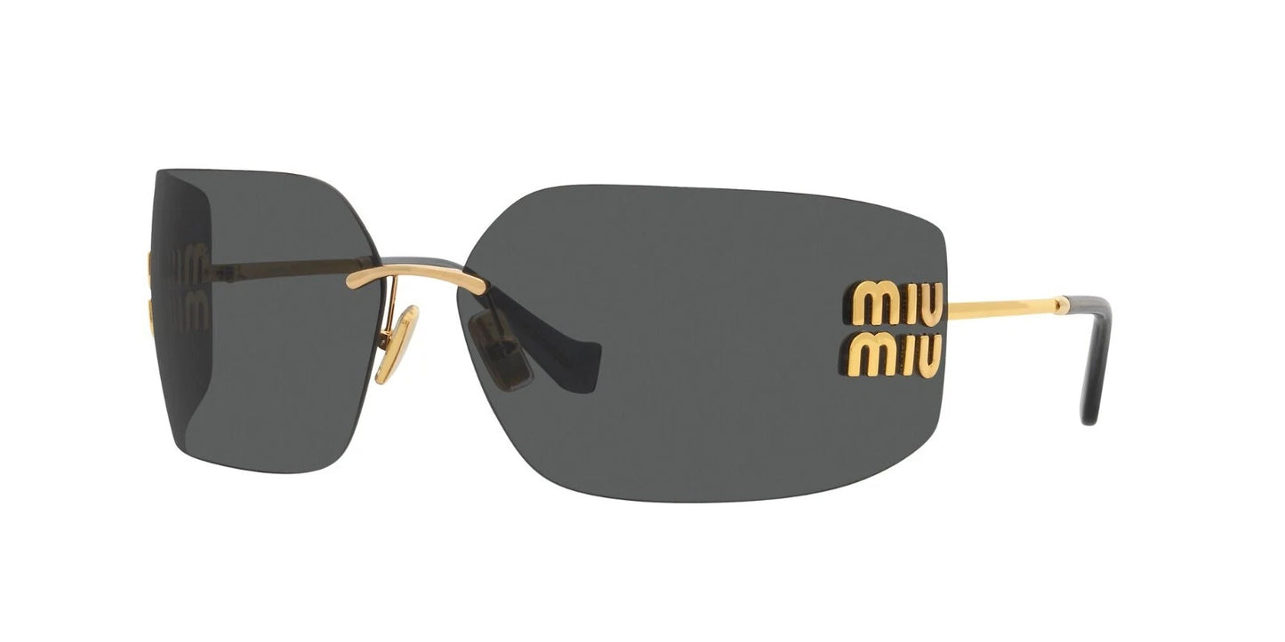 Miu Miu SMU 54YS Gold/Dark Grey (5AK5/S0) Sunglasses