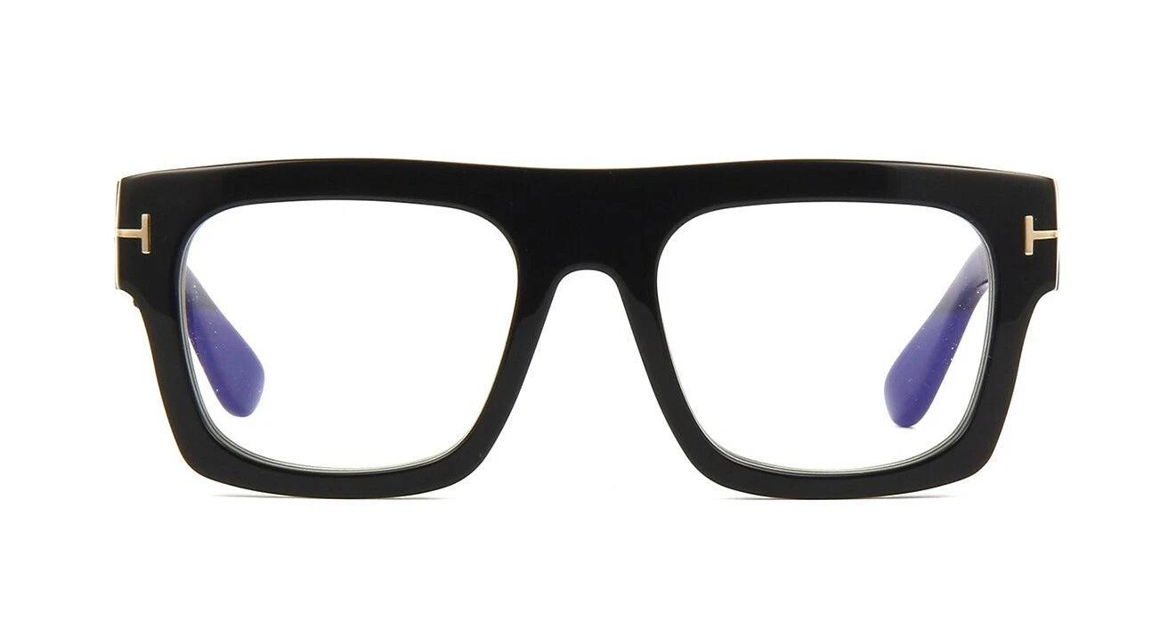 Tom Ford FAUSTO FT 5634-B BLUE BLOCK Black (001) Eyeglasses
