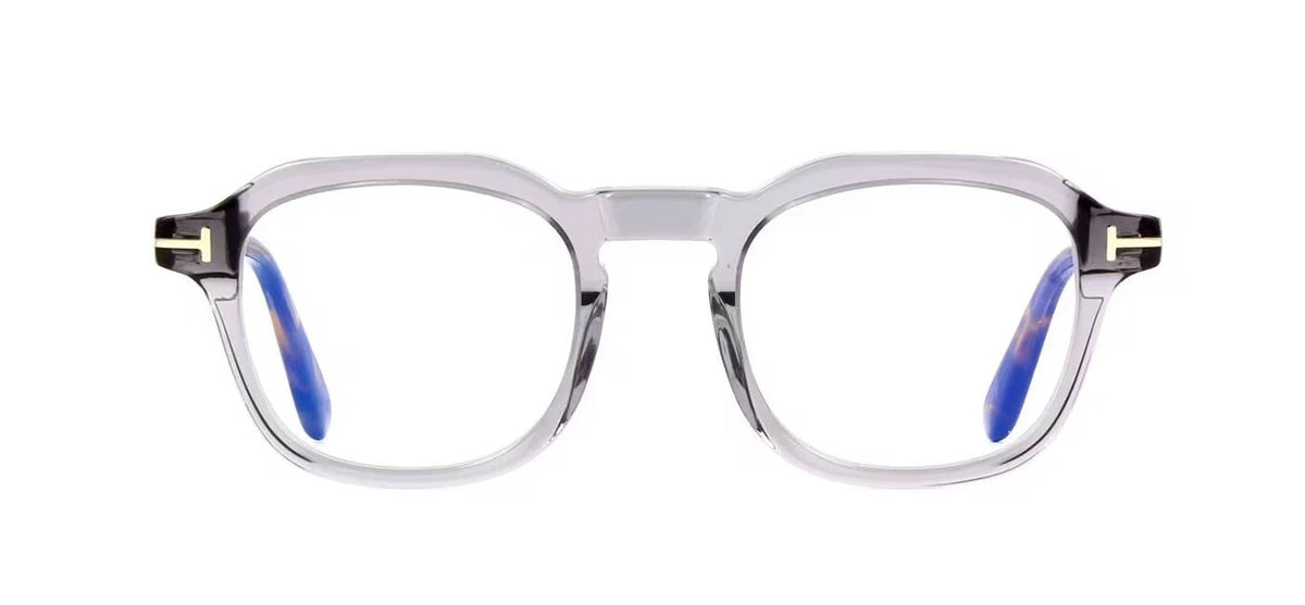 Tom Ford FT 5836-B BLUE BLOCK Grey Crystal Grey Spotted Havana (020) Eyeglasses