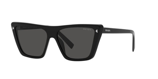 Prada PR 21ZS Black/Dark Grey (1AB-5S0) Sunglasses