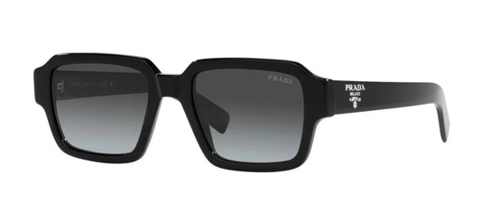 Prada PR 02ZS Black/Grey Shaded (1AB-06T) Sunglasses