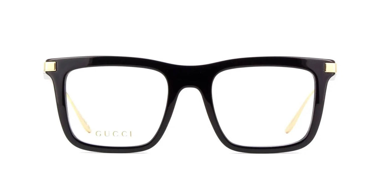 Gucci GG1438O Black And Gold (001) Eyeglasses