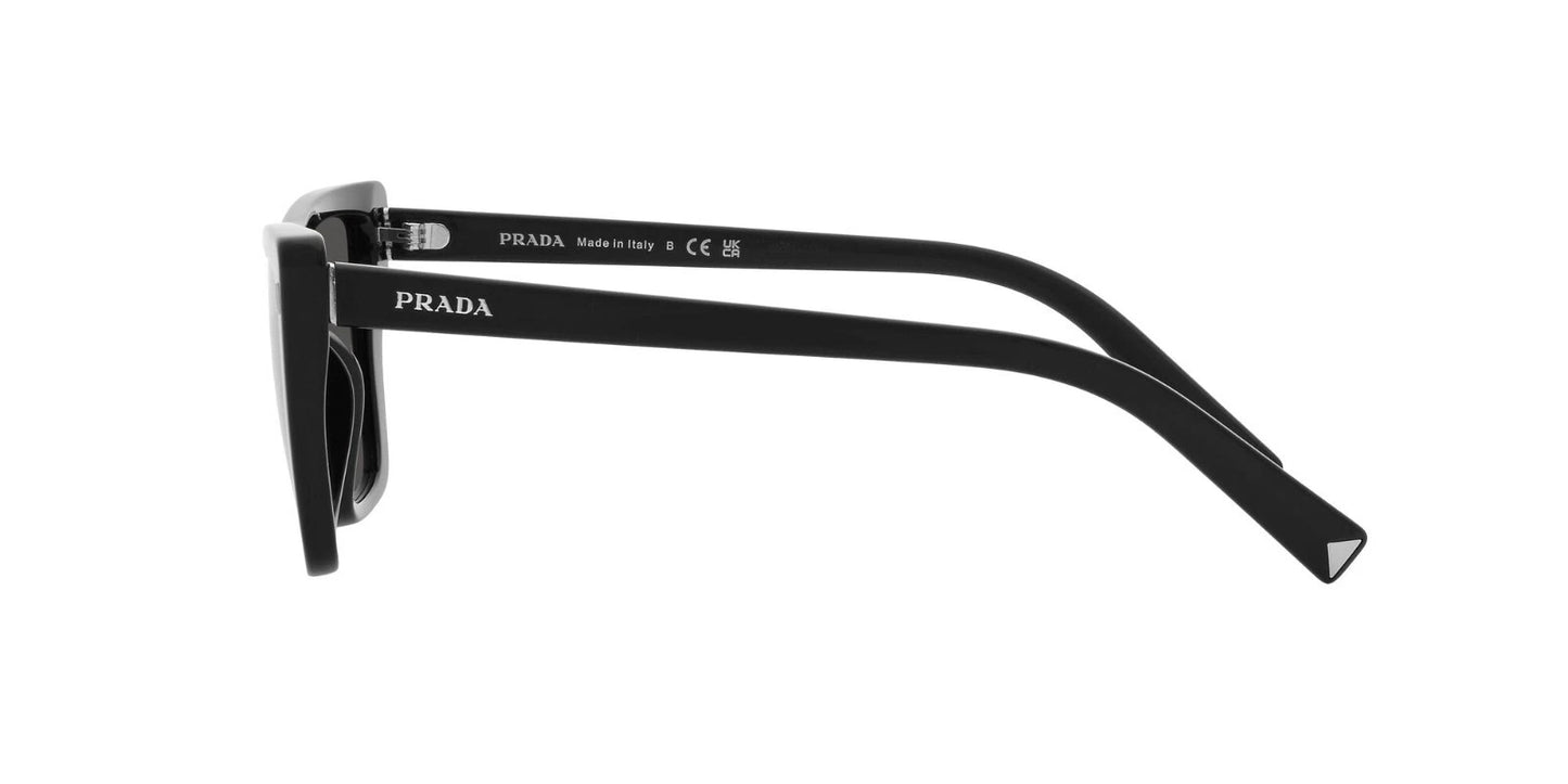Prada PR 21ZS Black/Dark Grey (1AB-5S0) Sunglasses