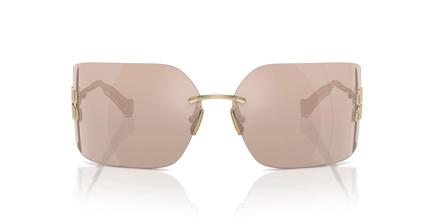 Miu Miu SMU 54YS Pale Gold/Pink Mirroried (ZVN-20F) Sunglasses