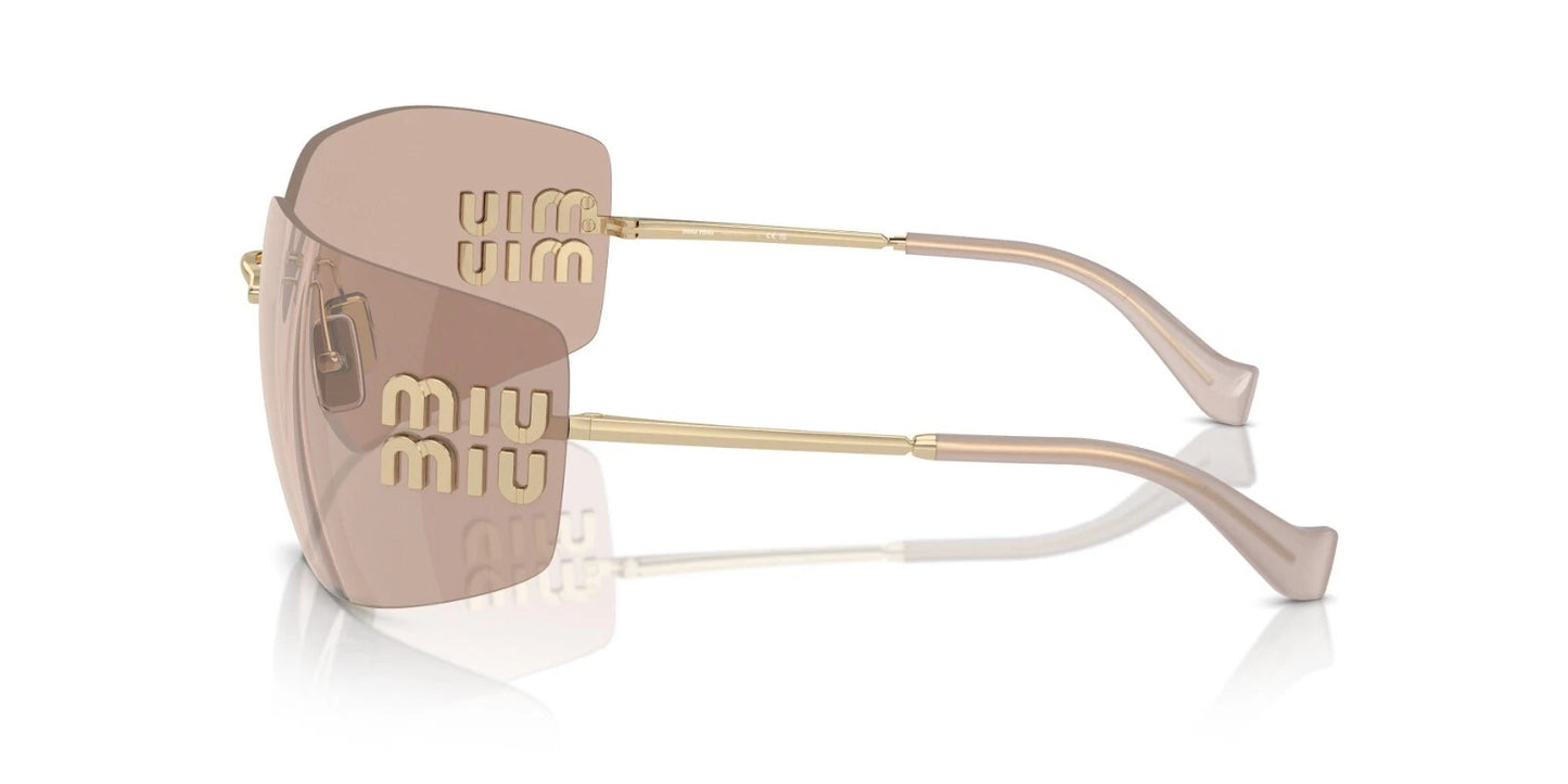 Miu Miu SMU 54YS Pale Gold/Pink Mirroried (ZVN-20F) Sunglasses