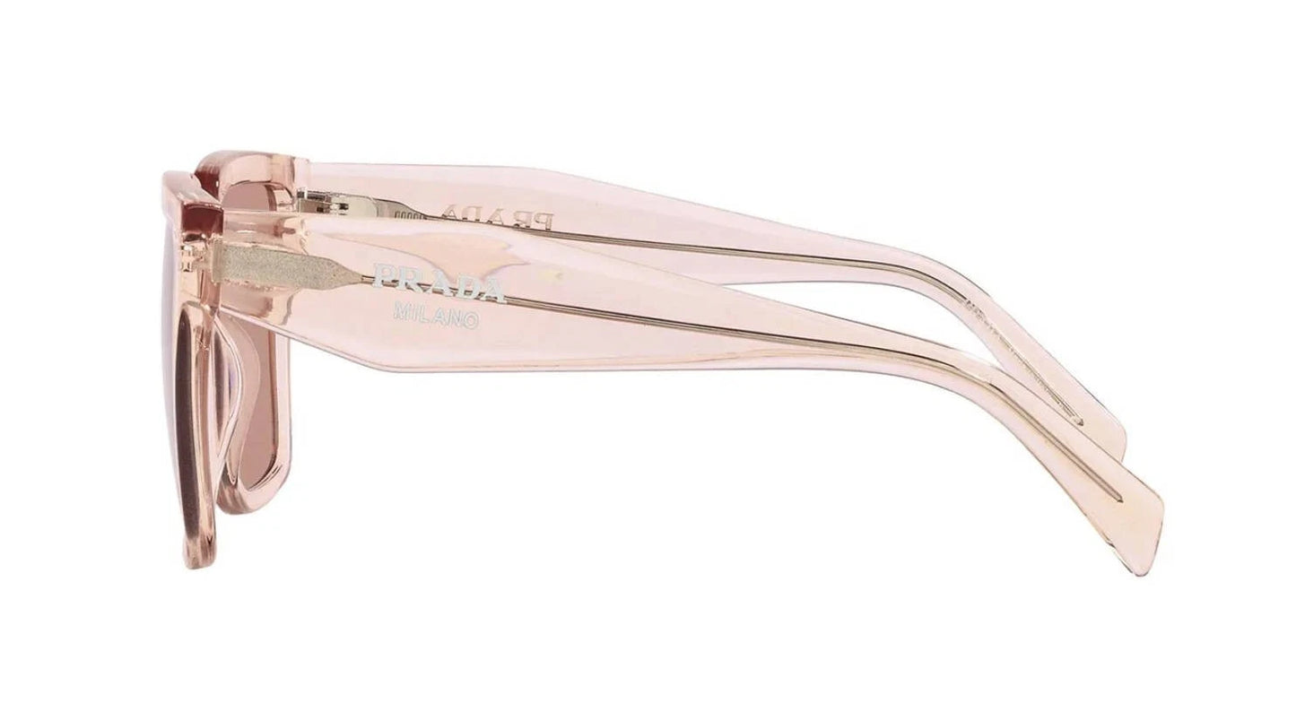 Prada PR 24ZS Geranium And Petal Crystal/Violet Pink (13I0/8M) Sunglasses