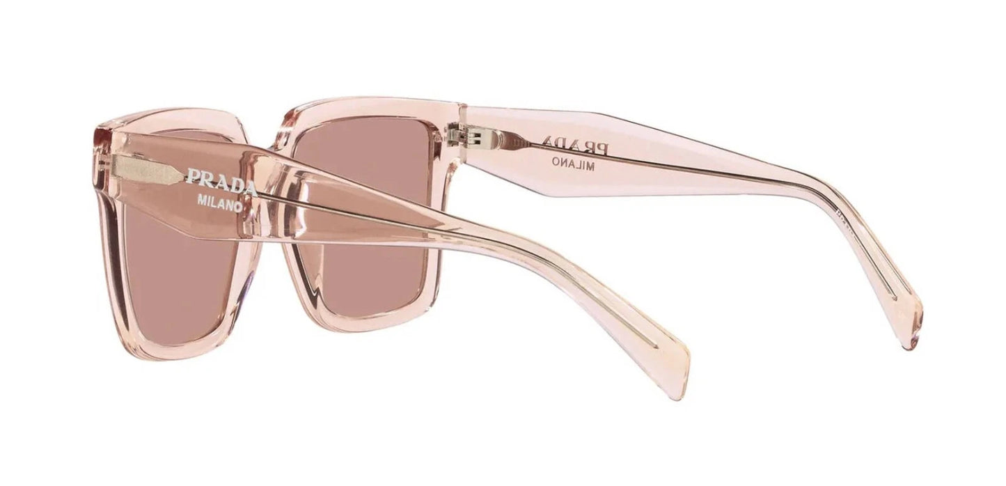 Prada PR 24ZS Geranium And Petal Crystal/Violet Pink (13I0/8M) Sunglasses