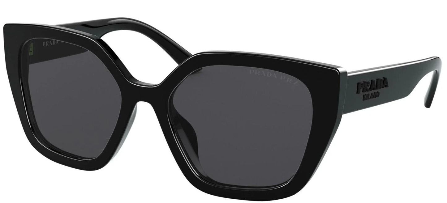 PRADA PR 24XS Black/Grey Polarized (1AB-5Z1) Sunglasses