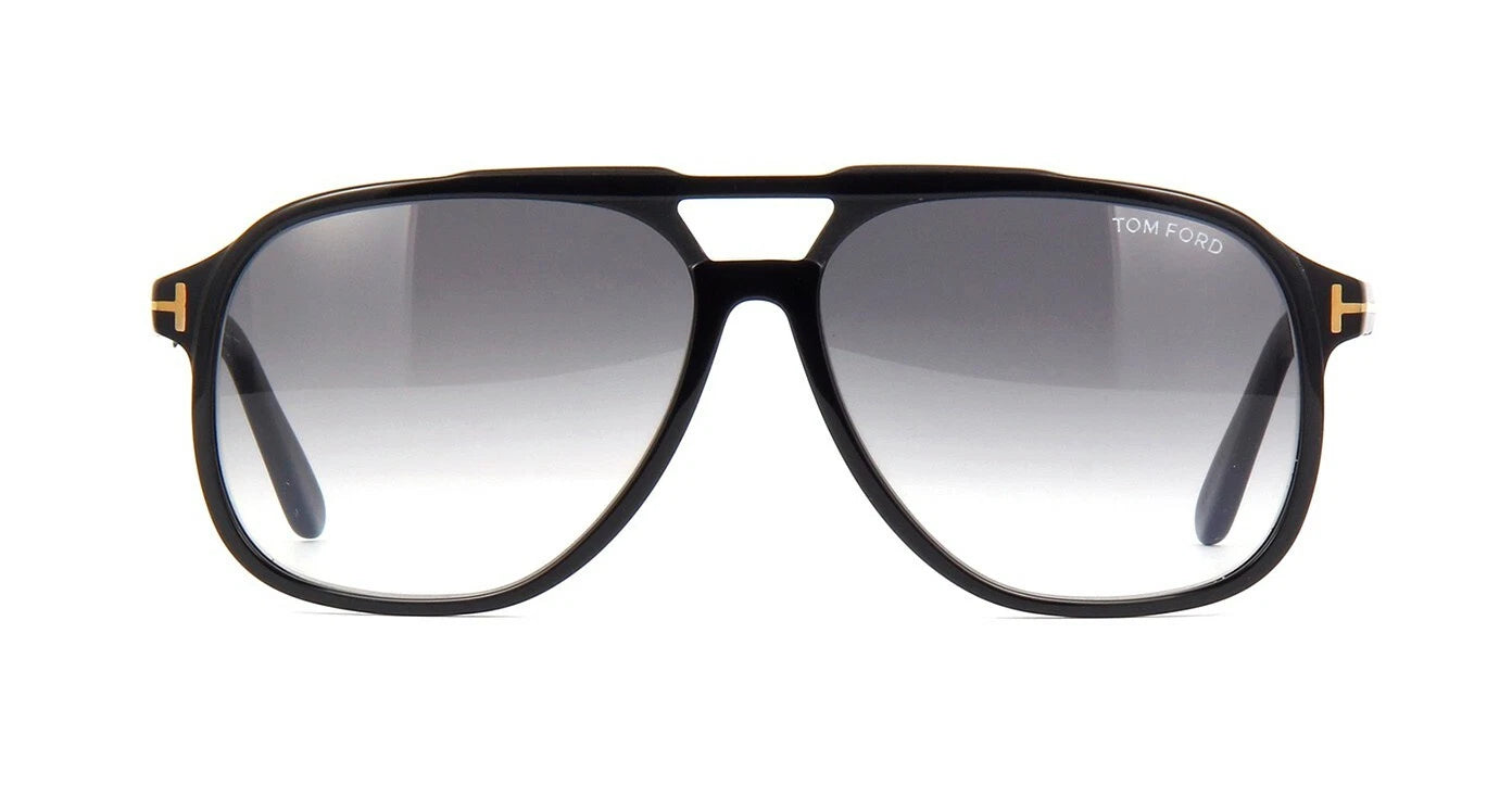 Tom Ford RAUL FT 0753 Black/Grey Shaded (01B) Sunglasses