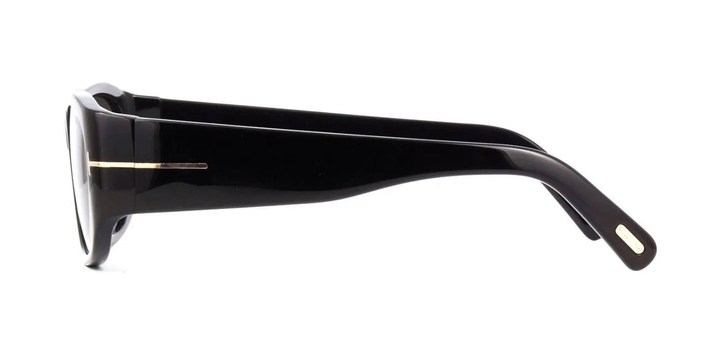 Tom Ford CYRILLE-02 FT 0987 Shiny Black/Grey (01A) Sunglasses